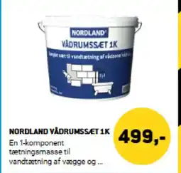 XL-BYG Nordland vådrumssæt 1k tilbud