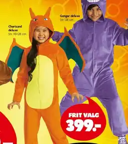 Fætter BR Charizard deluxe eller Gengar deluxe tilbud