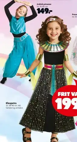 Fætter BR Kleopatra eller arabisk prinsesse tilbud