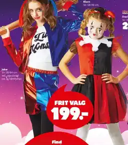 Fætter BR Joker eller Klovn tilbud