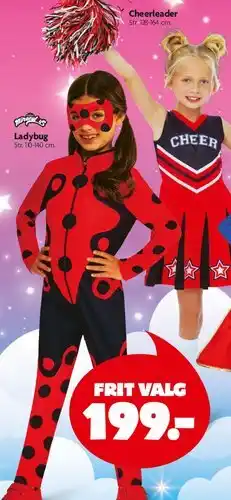 Fætter BR Cheerleader eller Ladybug tilbud
