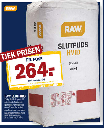 Stark Raw Slutpuds tilbud