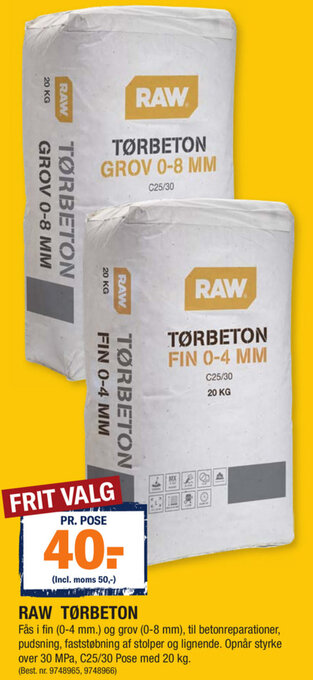 Stark Raw Tørbeton tilbud