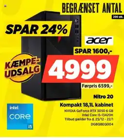 Power ACER Nitro 20 DGBQBEQ004 tilbud
