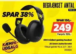 Power ODO trådløst gaming headset DGODO tilbud
