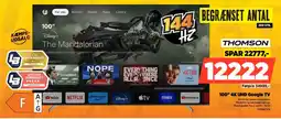 Power THOMSON 100" 4K UHD Google TV 100QG7S14 tilbud