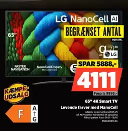 Power LG 65" 4K Smart TV 65NANO81A6A tilbud