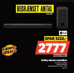 Power LG Dolby Atmos soundbar NS77TY tilbud