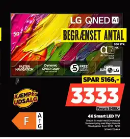 Power LG 4K Smart LED TV 50QNED70A6A tilbud