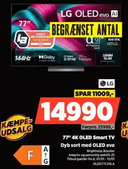 Power LG 77" 4K OLED Smart TV OLED77C54LA tilbud