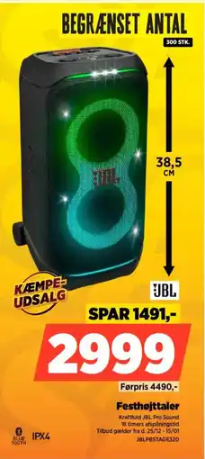 Power JBL Festhøjttaler JBLPBSTAGE320 tilbud