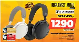 Power SENNHEISER Bluetooth-hovedtelefoner SENMOM4BLK tilbud