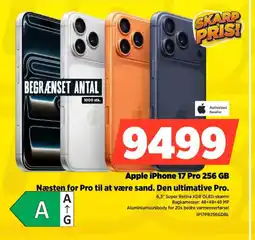 Power Apple iPhone 17 Pro 256 GB IP17PR256GDBL tilbud