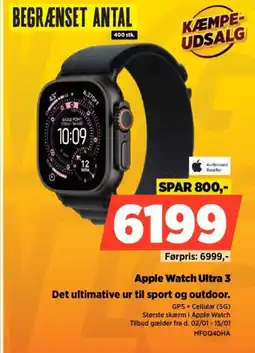 Power Apple Watch Ultra 3 MFOQ4DHA tilbud