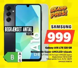 Power SAMSUNG Galaxy A16 LTE 128 GB SMA165FZKBEUB tilbud
