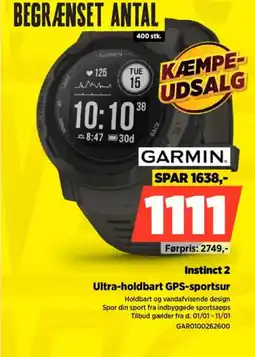 Power GARMIN Instinct 2 GAR0100262600 tilbud