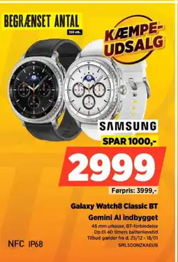 Power SAMSUNG Galaxy Watch8 Classic BT SML500NZKAEUB tilbud