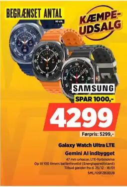 Power SAMSUNG Galaxy Watch Ultra LTE SML705FZB2EUB tilbud