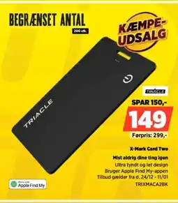 Power TRIACLE X-Mark Card Two TRIXMACA2BK tilbud