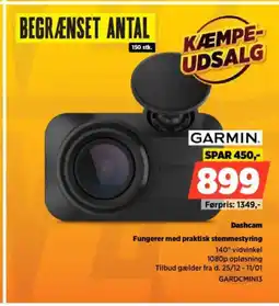 Power GARMIN Dashcam GARDCMINI3 tilbud