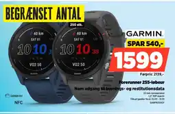 Power GARMIN Forerunner 255-løbeur GARFR255GY tilbud