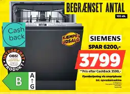 Power SIEMENS Int. opvaskemaskine SN63EX06VE tilbud