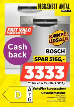 Power BOSCH Opvaskemaskine SMU4HMWOOS/SMU4HMIOOS tilbud