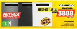 Power GRUNDIG Opvaskemaskine GNLP4620X/GNLP4620W/ GNLP4620D tilbud