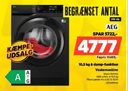 Power AEG Vaskemaskine LR744PX4G tilbud