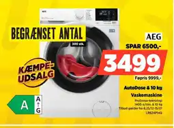 Power AEG Vaskemaskine LR624P14Q tilbud