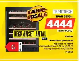 Power Vinskab PRES60 tilbud