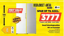 Power LG 186 cm fryseskab GFT61SWCSZ/GFT61MBCSZ tilbud