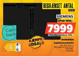 Power SIEMENS Induktionsemhætte ED811BS16E tilbud