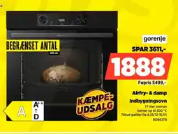 Power Gorenje Indbygningsovn BO9637B tilbud