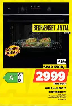 Power AEG Indbygningsovn TU5PB40XSB tilbud