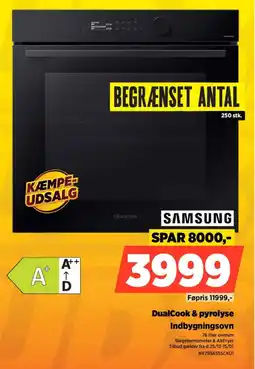 Power SAMSUNG Indbygningsovn NV7B5655SCKU1 tilbud