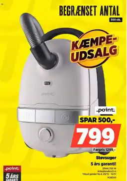 Power Point Støvsuger POB300 tilbud