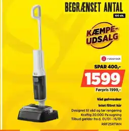 Power Våd gulvvasker RRF25RTWH tilbud