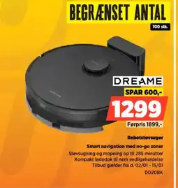 Power DREAME Robotstøvsuger DD20BK tilbud