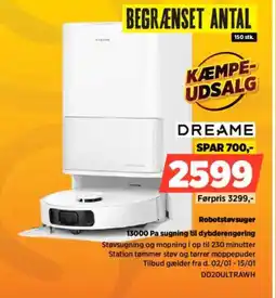 Power DREAME Robotstøvsuger DD20ULTRAWH tilbud