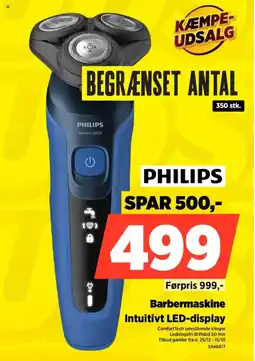 Power PHILIPS Barbermaskine S546617 tilbud