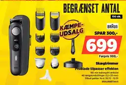 Power BRAUN Skægtrimmer BRAUN9BT9441 tilbud