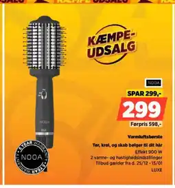 Power Varmluftsbørste LUXE tilbud