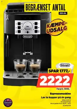 Power DeLonghi Espressomaskine ECAM22112B tilbud