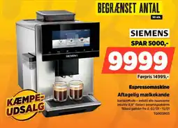 Power SIEMENS Espressomaskine TQ903R03 tilbud
