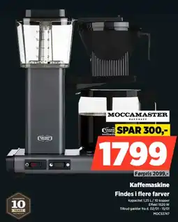 Power MOCCAMASTER Kaffemaskine MOC53747 tilbud