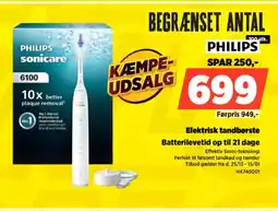 Power PHILIPS Elektrisk tandbørste HX740001 tilbud