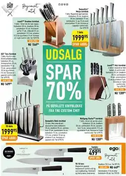 Imerco SPAR 70% PÅ UDVALGTE KNIVBLOKKE FRA THE CUSTOM CHEF tilbud