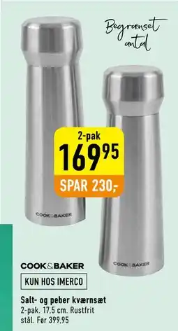 Imerco Salt- og peber kværnsæt tilbud