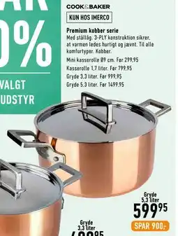 Imerco Premium kobber serie tilbud